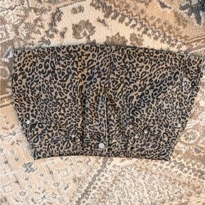 Leopard Print Skirt